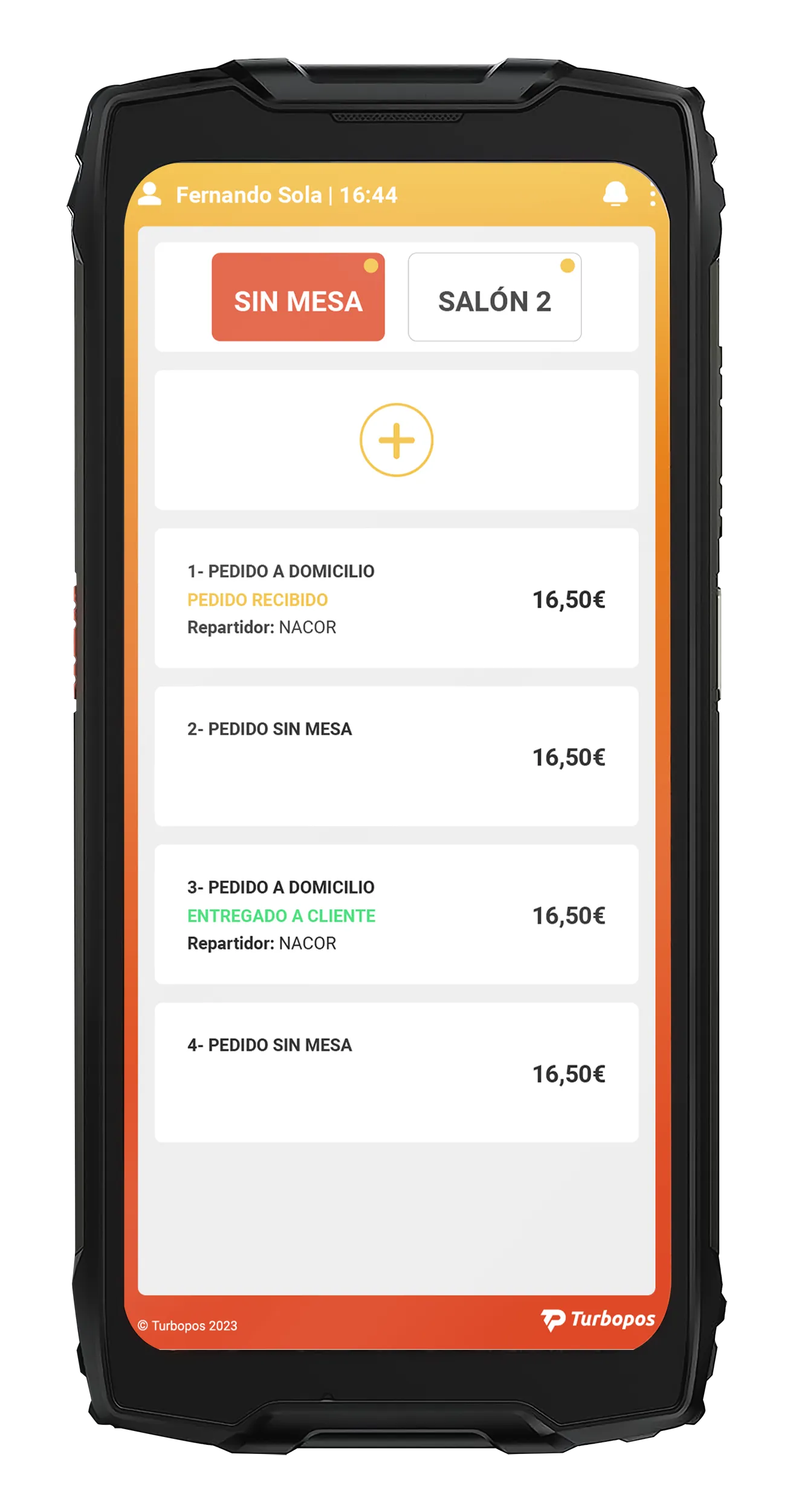 Pedidos y comandas